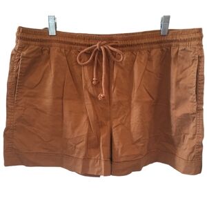 Lou and Grey shorts brown soft comfortable lounge drawstring waist